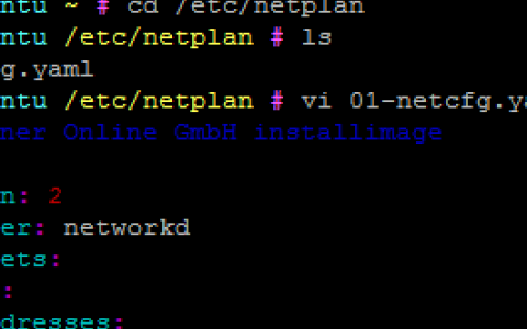 Ubuntu 22.04 单网卡配置多个ipv4地址及IPv6地址