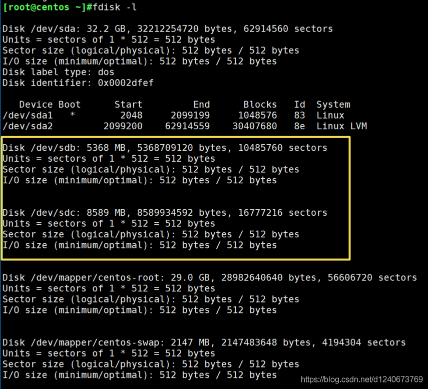 linux下挂载硬盘 合并到系统盘 或将两块新硬盘合并成一个，挂载到/data目录下￼