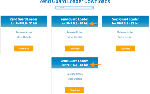 ZendGuardLoader ZendOptimizer 各版本32位+64位官网直链下载地址