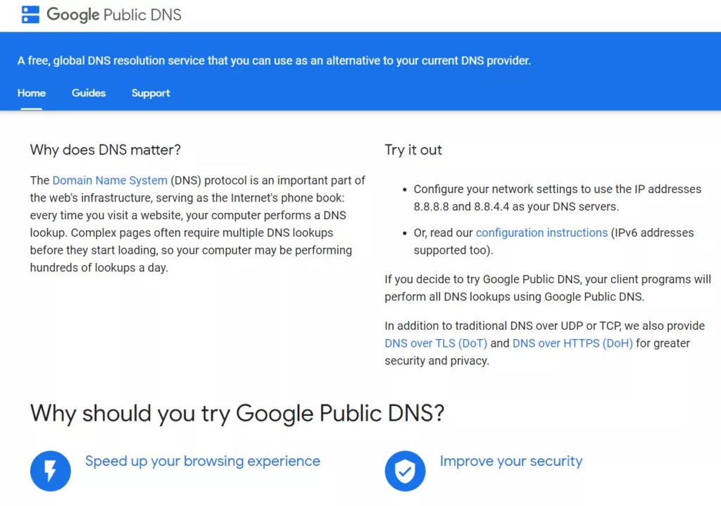 2024年最佳免费公共DNS服务器大全