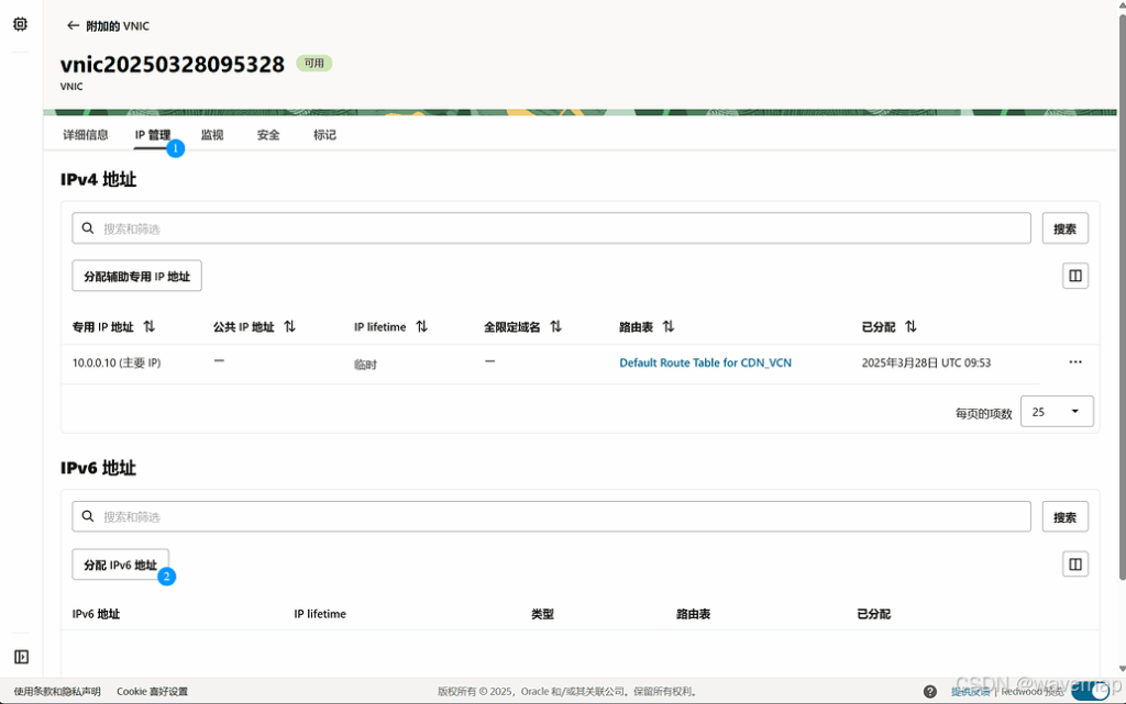 🚀 驾驭未来网络：OracleCloud甲骨文云OCI 云服务器 IPv6 启用保姆级教程（2025最新控制台）